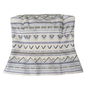 White House Black Market Embroiderd Top
